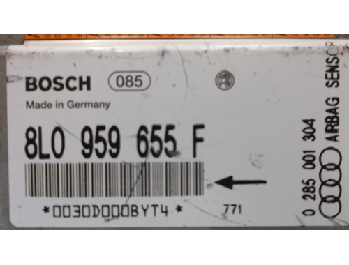 Centralita de airbag Audi A3 BOSCH:0285001304