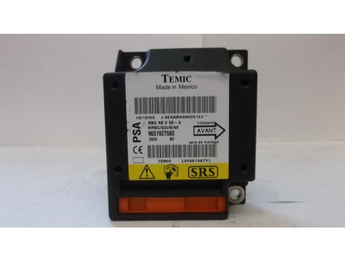 Centralita de airbag Citroen C3 9651927580