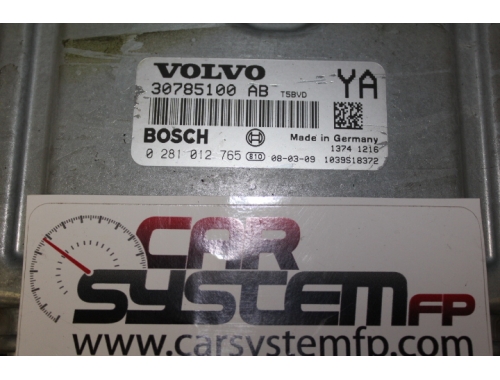 Centralita de motor Volvo S80 - BOSCH 0281012765 - Traspaso de códigos Reparación varias BOSCH:0281012765 30785100AB