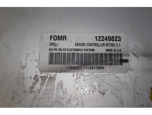 Centralita de motor Opel Meriva - DELPHI 12249823 - Traspaso de códigos Virginización DELPHI:12249823