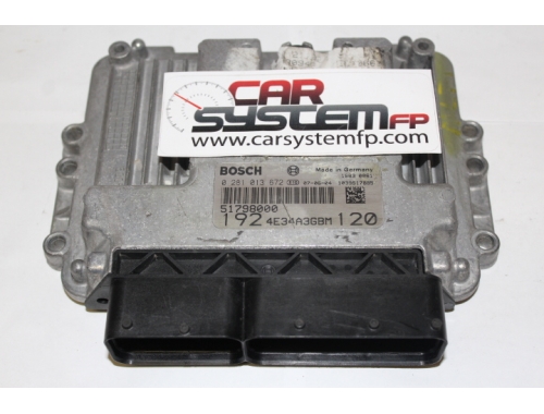 Motorsteuergerät Fiat Stilo - BOSCH 0281013672 - Codierung Jungfräulich-Machen (Virginisierung) Codierung BOSCH:0281013672