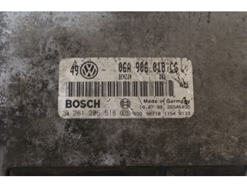 0261206518 BOSCH Centralita de motor VOLKSWAGEN GOLF, BORA 1.8T