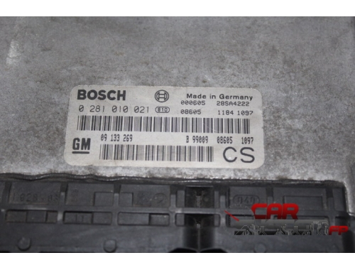 Centralita de motor OPEL ZAFIRA BOSCH 0281010021, GM 09133269