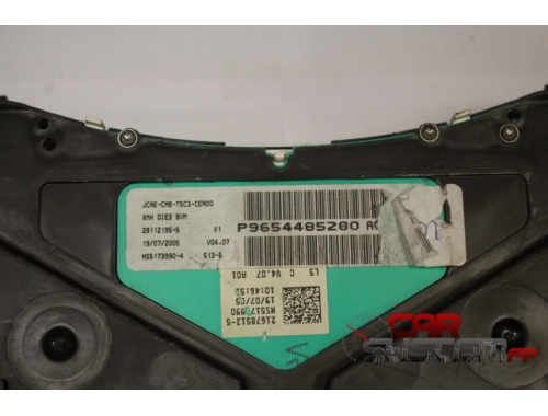 Combiné d'instruments PEUGEOT 307 P9654485280, 28112195-5