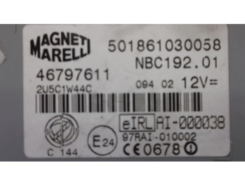 Komfortsteuergerät Fiat Stilo MAGNETI MARELLI:46797611