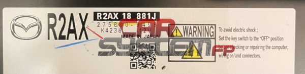 275800-9498 Réparation Calculateur moteur Mazda CX-7