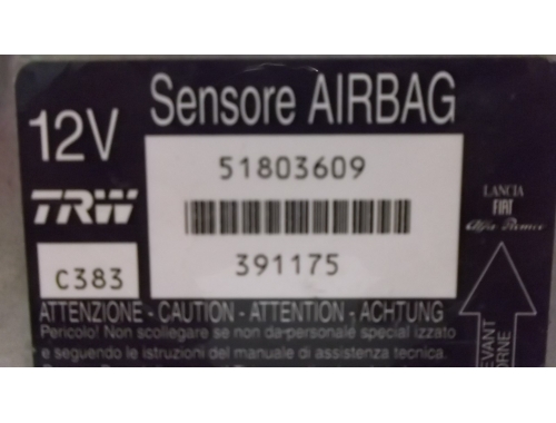 Centralita de airbag Fiat Panda 51803609