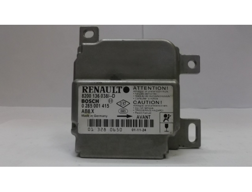 Centralita de airbag Renault Clio 2 BOSCH:0285001415