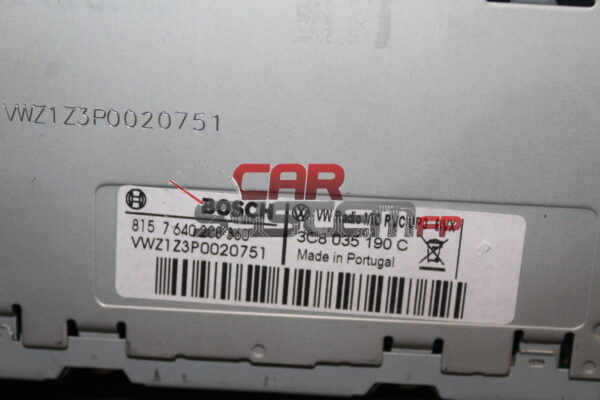 3C8035190C Reparatur Autoradio Volkswagen RCD510