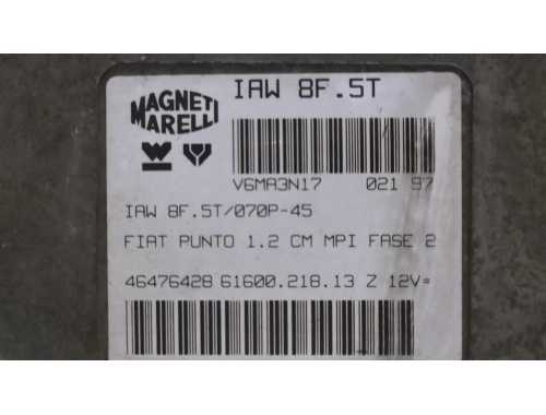 Motorsteuergerät Fiat Punto MAGNETI MARELLI:IAW8F.5T