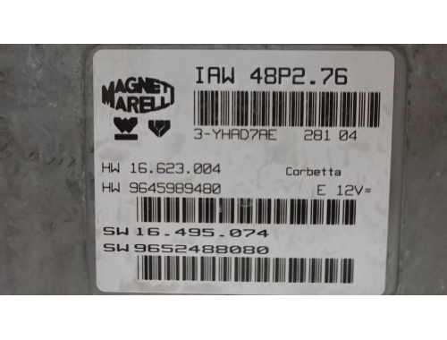 Calculateur moteur Peugeot 206 MAGNETI MARELLI IAW48P2.76 HW 16.623.004