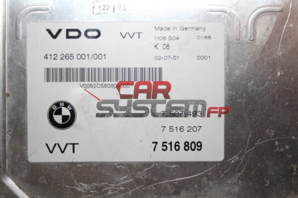 412265001 7507493 VDO Centralina Motore BMW SERIE 3 COUPE'