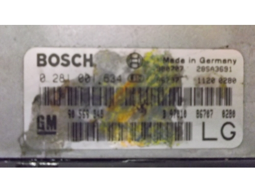 Calculateur moteur Opel Vectra B BOSCH:0281001634 90569348