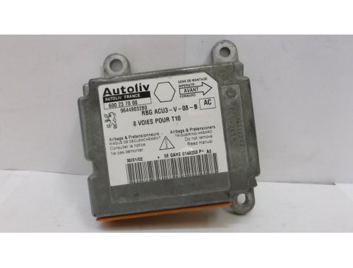 Centralita de airbag Peugeot 206 600237000