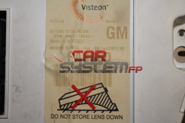 4M5T-10849-GM VISTEON Kombiinstrument Ford Focus