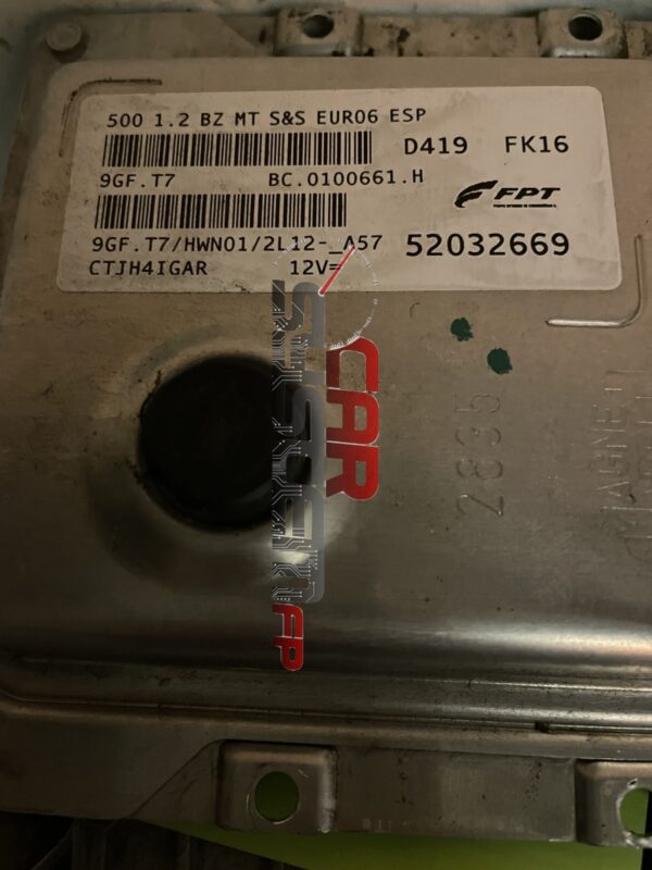 52032669 Motorsteuergerät Fiat 500 2007 / 2018 FPT 9GF.T7