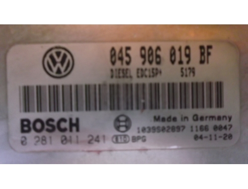 Motorsteuergerät Volkswagen Polo BOSCH:0281011241