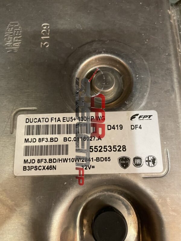 55253528 Centralita de motor Fiat Ducato MAGNETI MARELLI FPT 2.3 JTD MJD8F3.BD