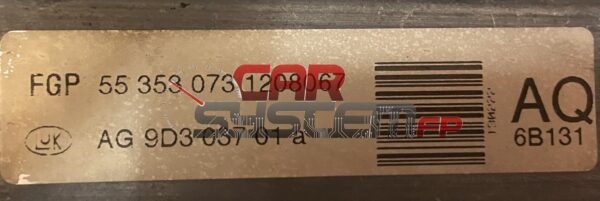 55353073 Reparatur Attuatore Vauxhall / Opel