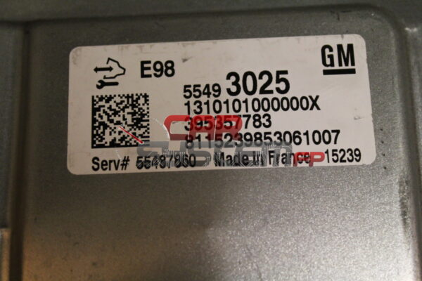 55493025 GM Calculateur moteur OPEL / VAUXHALL CORSA / ASTRA / MOKKA