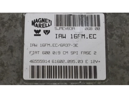 Motorsteuergerät Fiat Seicento MAGNETI MARELLI: IAW16FM.EC