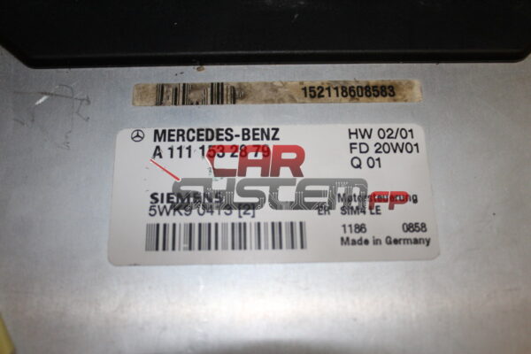 A1111532879 5WK90413 SIEMENS Calculateur moteur MERCEDES BENZ SLK 230