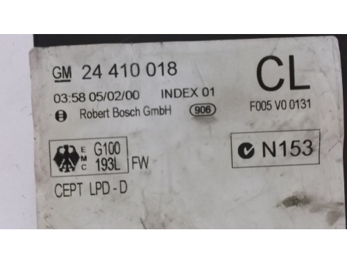 Calculateur de centralisation Opel Astra Zafira GM 24410018