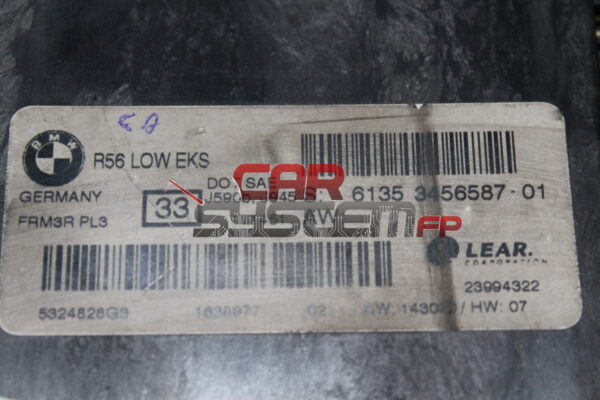 5324828G3 61353456587-01 Modulo FRM3 MINI COOPER (R56)