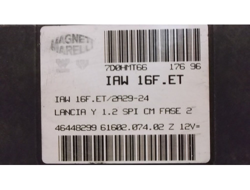 Calculateur moteur Lancia Ypsilon MAGNETI MARELLI:IAW16F.ET
