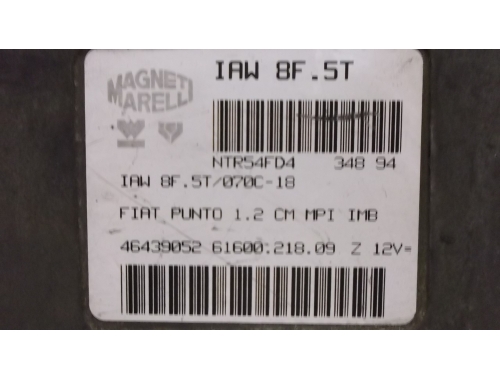 Centralina Motore Fiat Punto MAGNETI MARELLI:IAW8F.5T