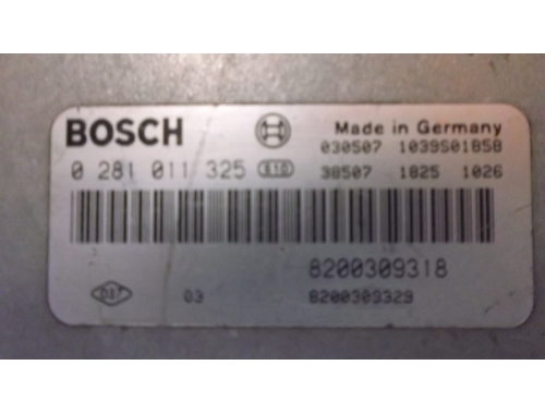 Centralina Motore Renault Laguna BOSCH:0281011325