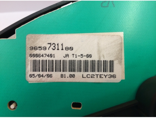 Quadro Strumenti Peugeot 206 9659731180