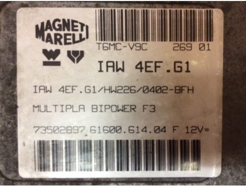Centralina Motore Fiat Multipla MAGNETI MARELLI:IAW 4EF.G1