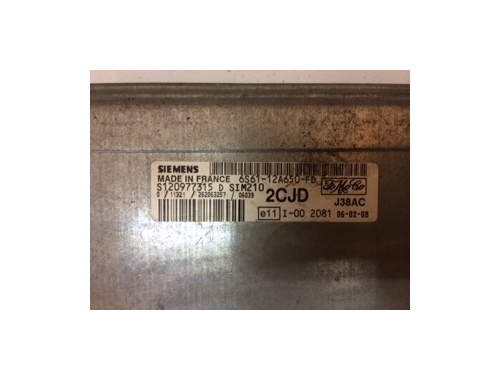 Centralina Motore Ford Fiesta SIEMENS:6S61-12A650-FD