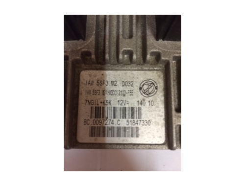 Motorsteuergerät Fiat Grande Punto MAGNETI MARELLI:IAW 5SF3.M2 D032 IAW 5SF3.M2/HW300/2103-F55 7NGIL K5K