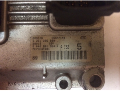 Calculateur moteur Fiat Punto BOSCH:0261206980