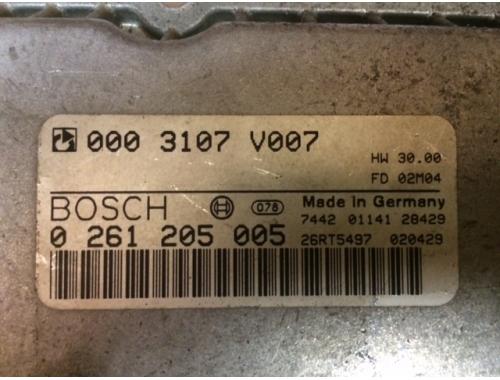 Centralina Motore Smart 600 BOSCH:0261205005