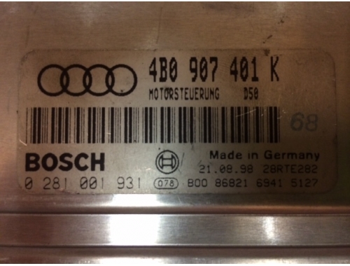 Centralina Motore Audi A6 BOSCH:0281001931