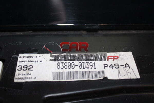 Quadro Strumenti Toyota Yaris 83800-0D391 / 83800-0D390