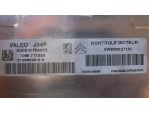 21586048-9A Centralina Motore Citroen C2 VALEO SW 9664127180