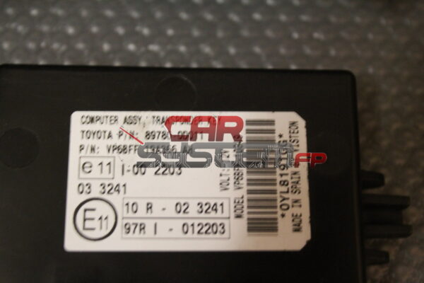 89780-0D011 Centralita Key Transponder Toyota Yaris