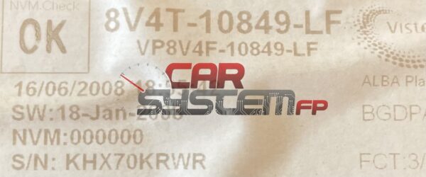 8V4T-10849-LF Réparation Combiné d'instruments Ford Kuga 2008 – 2012