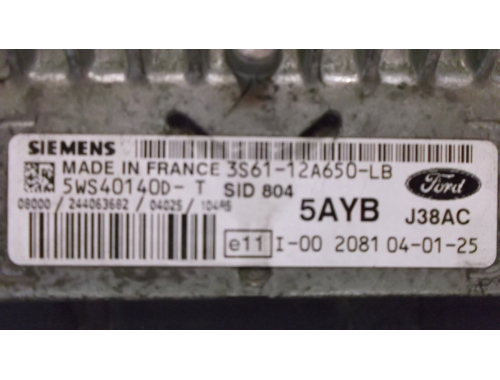 Centralita de motor Ford Fiesta SIEMENS:5WS40140D-T