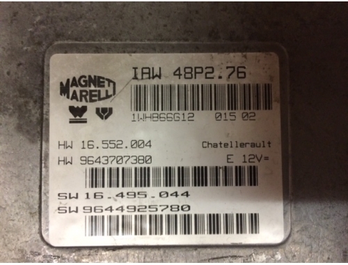Centralina Motore Peugeot 206 MAGNETI MARELLI:IAW48P2.76
