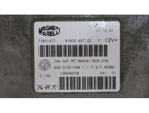 Centralita de motor Fiat 600 MAGNETI MARELLI:IAW4AF.M7
