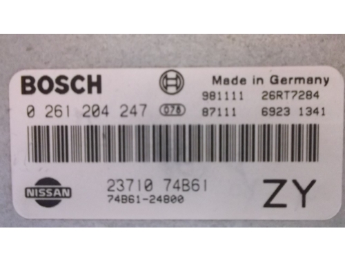 Centralina Motore Nissan Micra BOSCH:0261204247