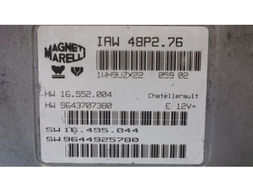Centralina Motore Citroen C2 MAGNETI MARELLI:IAW48P2.76