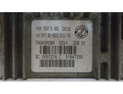 Centralina Motore Fiat Grande Punto MAGNETI MARELLI:IAW5SF3.M2