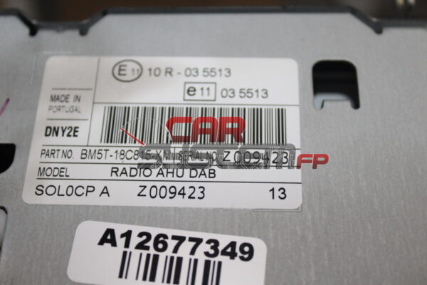 BM5T-18C815-XM Reparatur Autoradio Ford Focus MK3