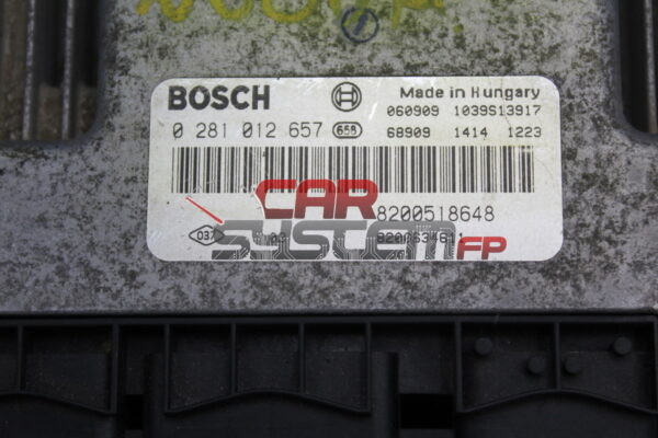 Centralita de motor Suzuki Gran Vitara 1.9 DDIS Año 2006 BOSCH 0281012657 8200518648